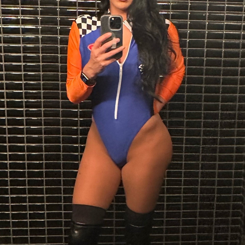 Forplay Racing Bodysuit w/3 piece accessories